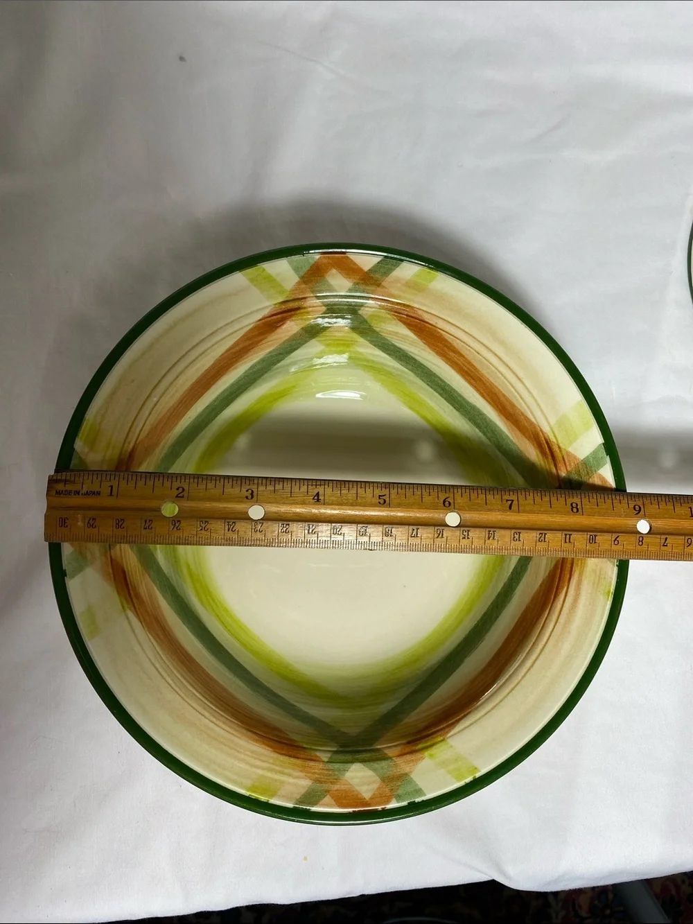 Vernonware “Tam O’Shanter” Vintage Serving Bowl and Platter Set -mid-century mod